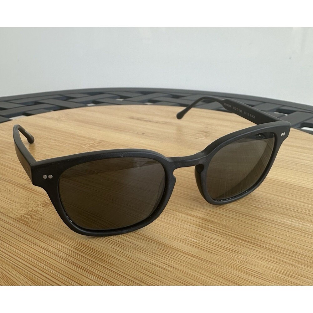 Steven Alan Monroe II Sunglasses 51-22-145 Matte Black Handmade